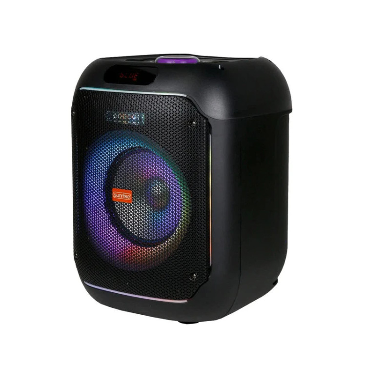 اسپیکر بلوتوثی سانرایز مدل پایه رقص نور دار BOX-150