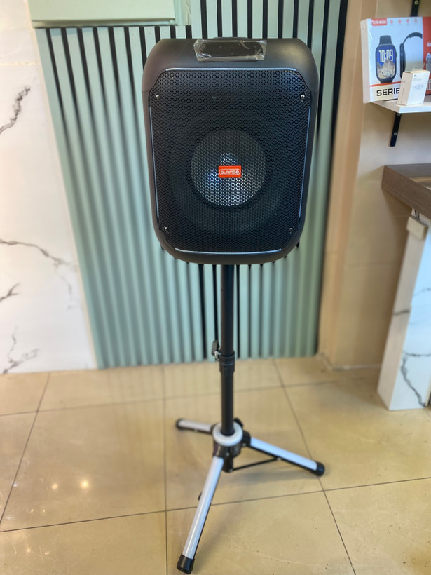 اسپیکر بلوتوثی سانرایز مدل پایه رقص نور دار BOX-150