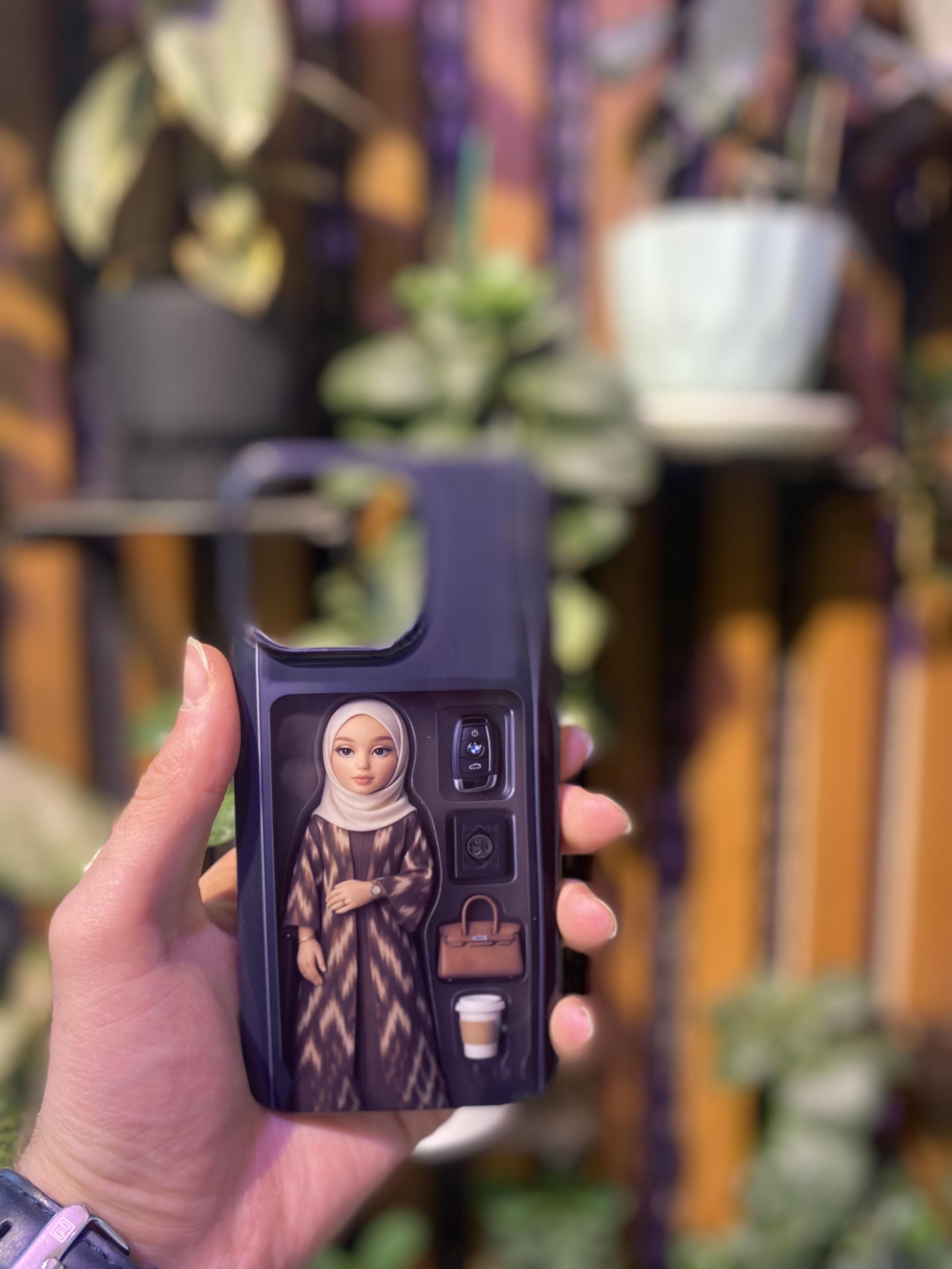 گارد مدل پینترستی طرح حجاب ایفون 15پرومکس