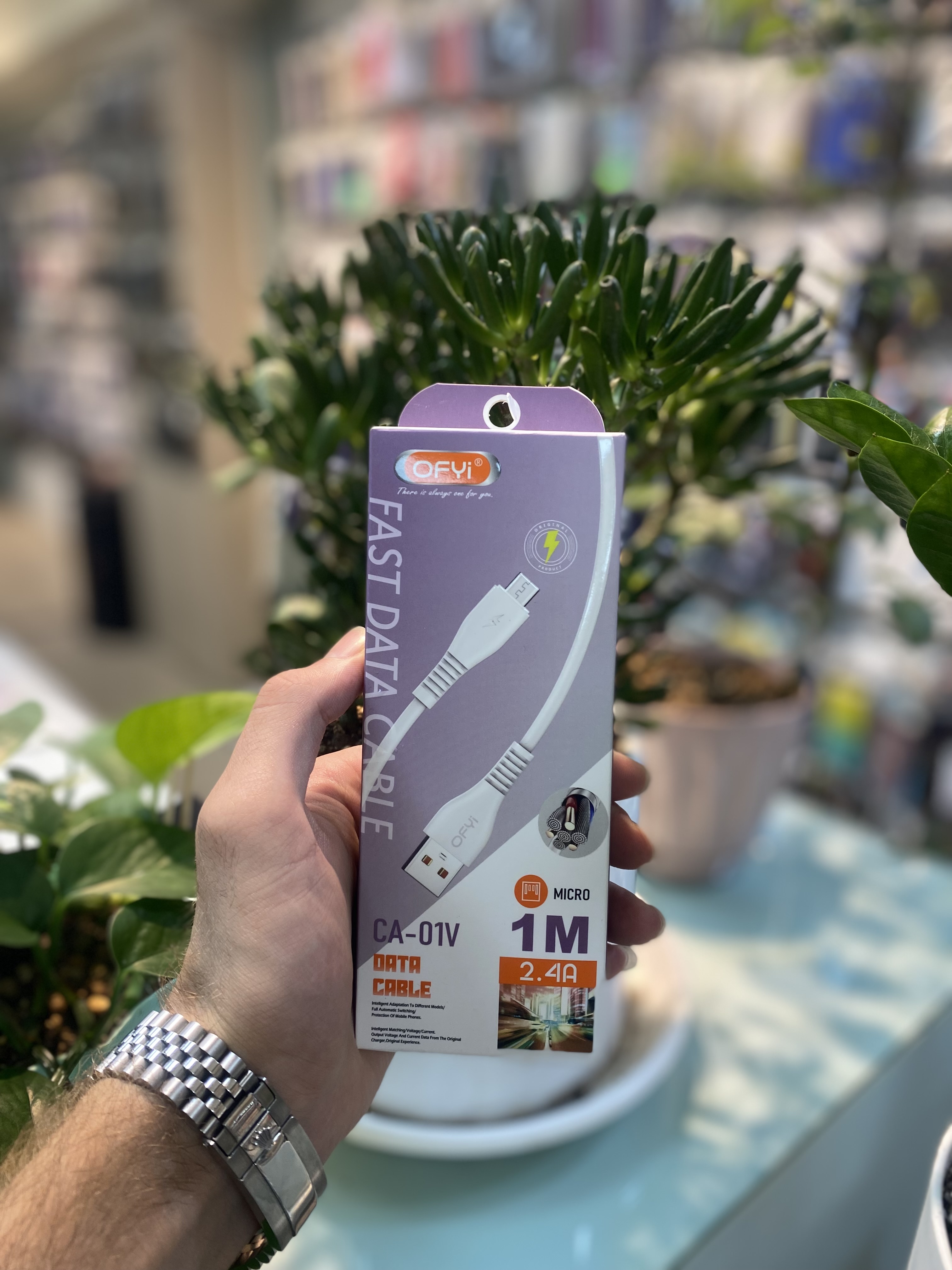 کابل فست شارژ اندروید OFYI مدلCA01V