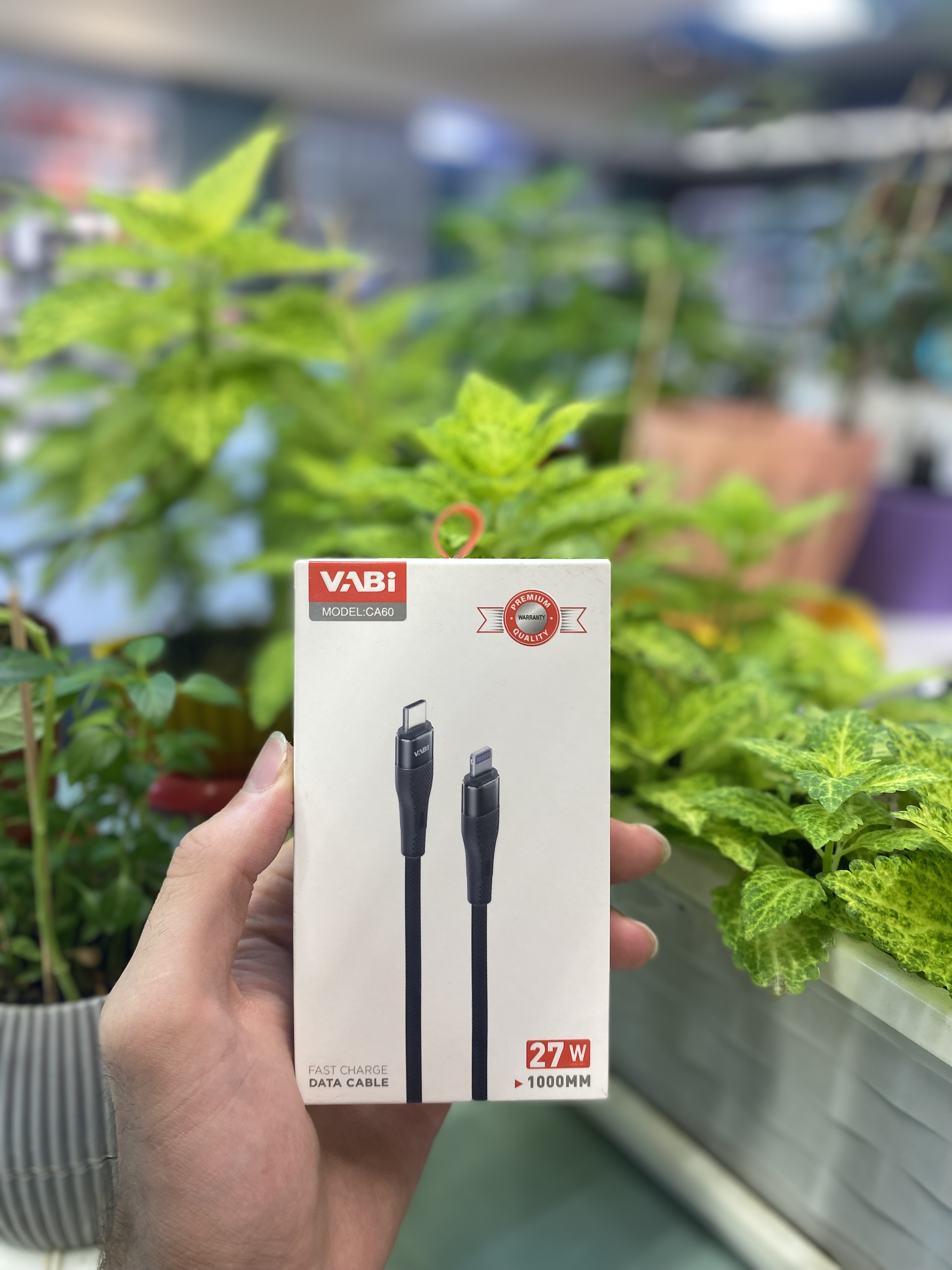 کابل شارژ PD تایپ سی به لایتنینگ VABI (مدل CA60)