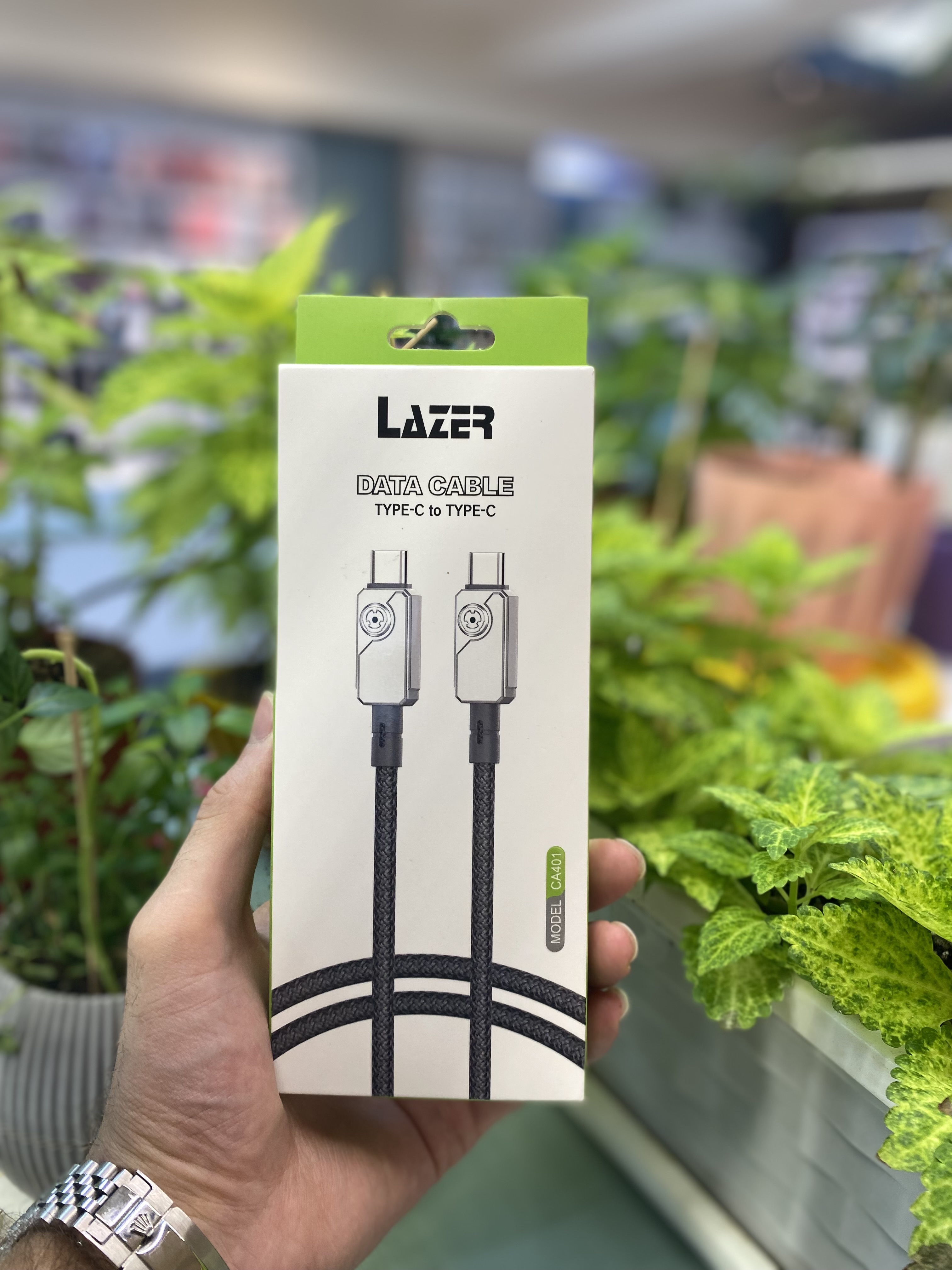 کابل دیتا تایپ سی به تایپ سیlazer (مدل ca01)
