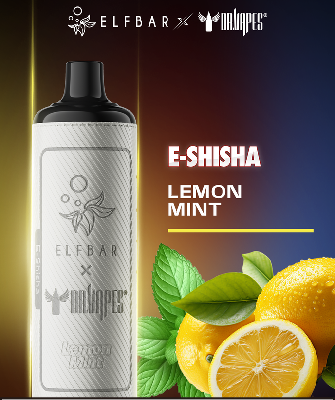 ویپ یکبار مصرف ایکس الفبار دکتر ویپز لیمو نعناع Dr Vapes x Elf Barg