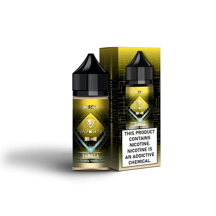 سالت نیکوتین بانیلا کمپانی ویپور 10 | VAPOR 10 Nicotin Salt BANILLA