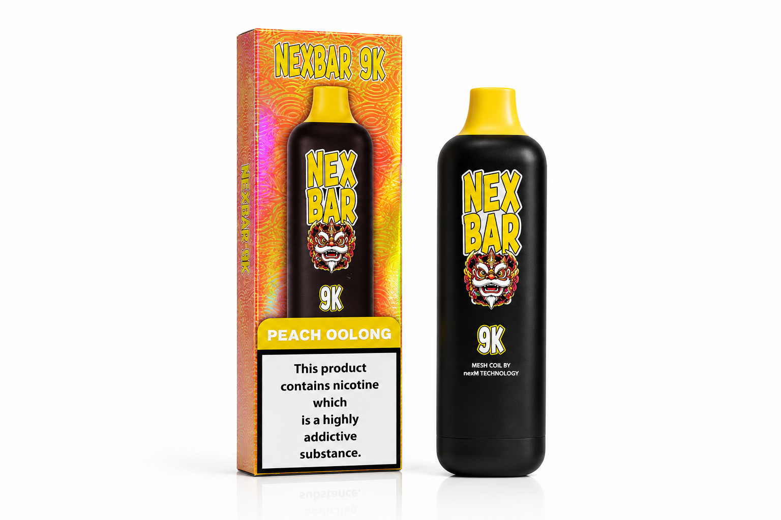 پاد یکبارمصرف طعم هلو چای اولانگ Wotofo Nexbar 9k
