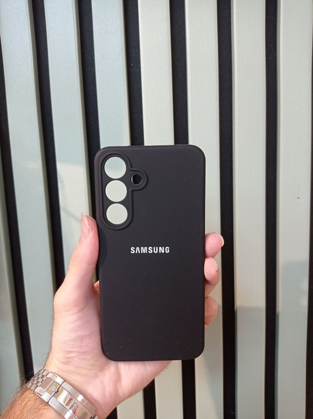 کاور مدل سیلیکونی اصلی مناسب برای گوشی موبایل سامسونگ Galaxy S25 FE