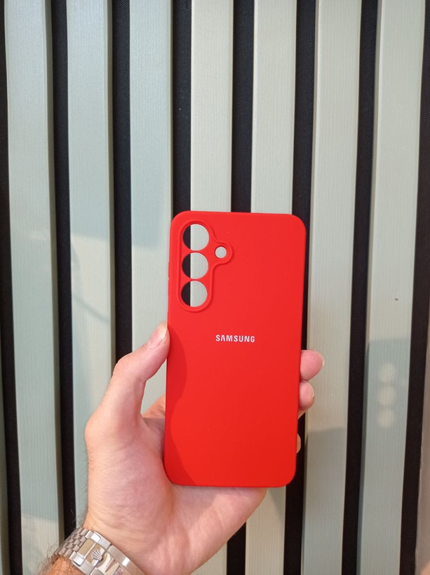 کاور مدل سیلیکونی اصلی مناسب برای گوشی موبایل سامسونگ Galaxy S25 FE