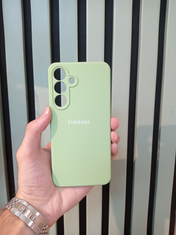 کاور مدل سیلیکونی اصلی مناسب برای گوشی موبایل سامسونگ Galaxy S25 FE