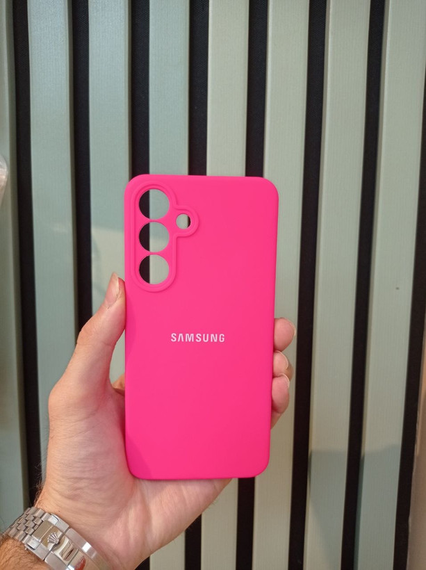 کاور مدل سیلیکونی اصلی مناسب برای گوشی موبایل سامسونگ Galaxy S25 FE
