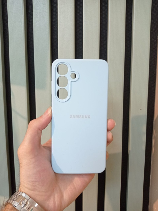 کاور مدل سیلیکونی اصلی مناسب برای گوشی موبایل سامسونگ Galaxy S24FE