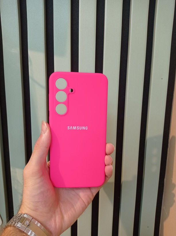کاور مدل سیلیکونی اصلی مناسب برای گوشی موبایل سامسونگ Galaxy S24FE