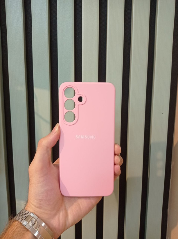 کاور مدل سیلیکونی اصلی مناسب برای گوشی موبایل سامسونگ Galaxy S24FE