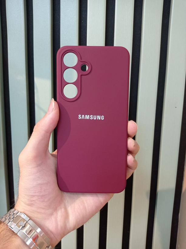 کاور مدل سیلیکونی اصلی مناسب برای گوشی موبایل سامسونگ Galaxy S24FE