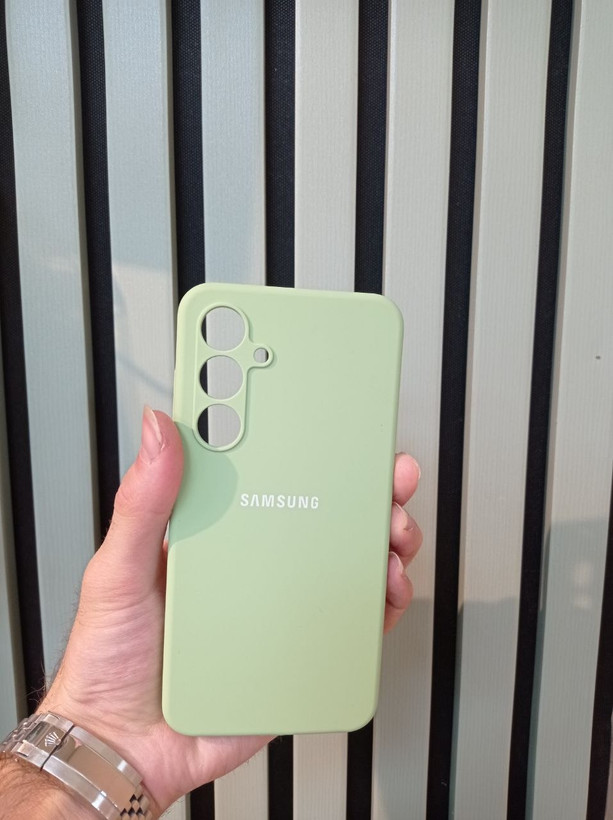 کاور مدل سیلیکونی اصلی مناسب برای گوشی موبایل سامسونگ Galaxy S24FE