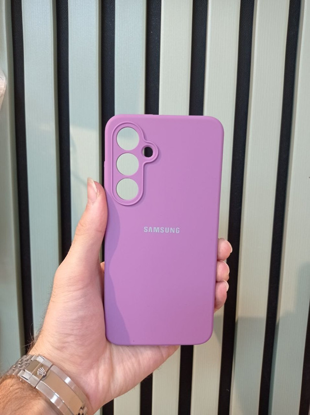کاور مدل سیلیکونی اصلی مناسب برای گوشی موبایل سامسونگ Galaxy S24FE