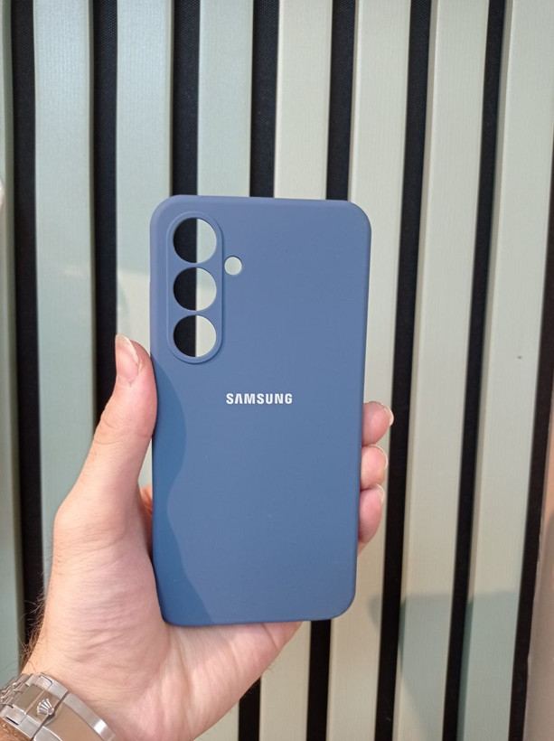 کاور مدل سیلیکونی اصلی مناسب برای گوشی موبایل سامسونگ Galaxy S24FE