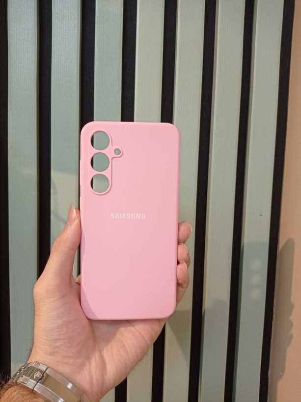 کاور مدل سیلیکونی اصلی مناسب برای گوشی موبایل سامسونگ Galaxy S24FE