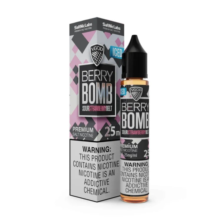 سالت ویگاد بمب توت فرنگی یخی | VGOD Iced Berry Bomb SaltNic E-Liquid