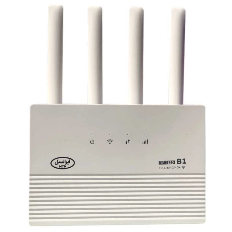 مودم روتر 4G ایرانسل مدل TF-i120 B1( همراه اینترنت 50گیگ+سیمکارت )